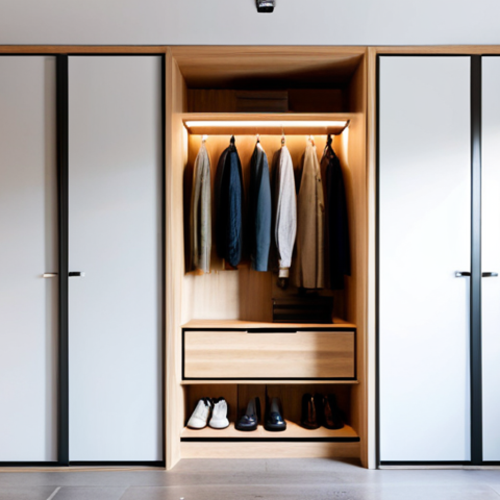 공간을 절약하는 수납장 디자인 - Custom-built Closet/Wardrobe (Armario Empotrado)**

"A beautifully designed custom-built wardrobe (a...