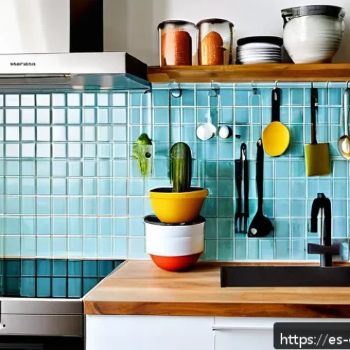 공간 효율적 홈 오가니제이션을 위한 커뮤니티 - A bright and modern small apartment kitchen showcasing vertical optimization techniques: tall white ...