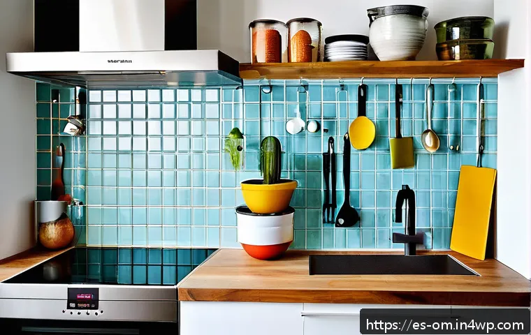공간 효율적 홈 오가니제이션을 위한 커뮤니티 - A bright and modern small apartment kitchen showcasing vertical optimization techniques: tall white ...